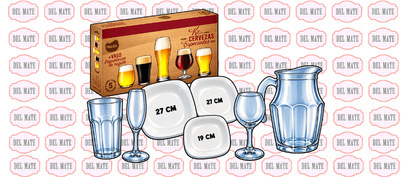 VIDRIO PLATOS-VASOS-COPAS Y JARRAS