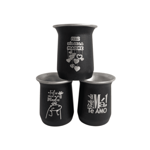 MATE ALUMINE GRABADO MAMA