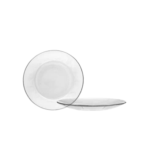 PLATO POSTRE ROMA BLANCO